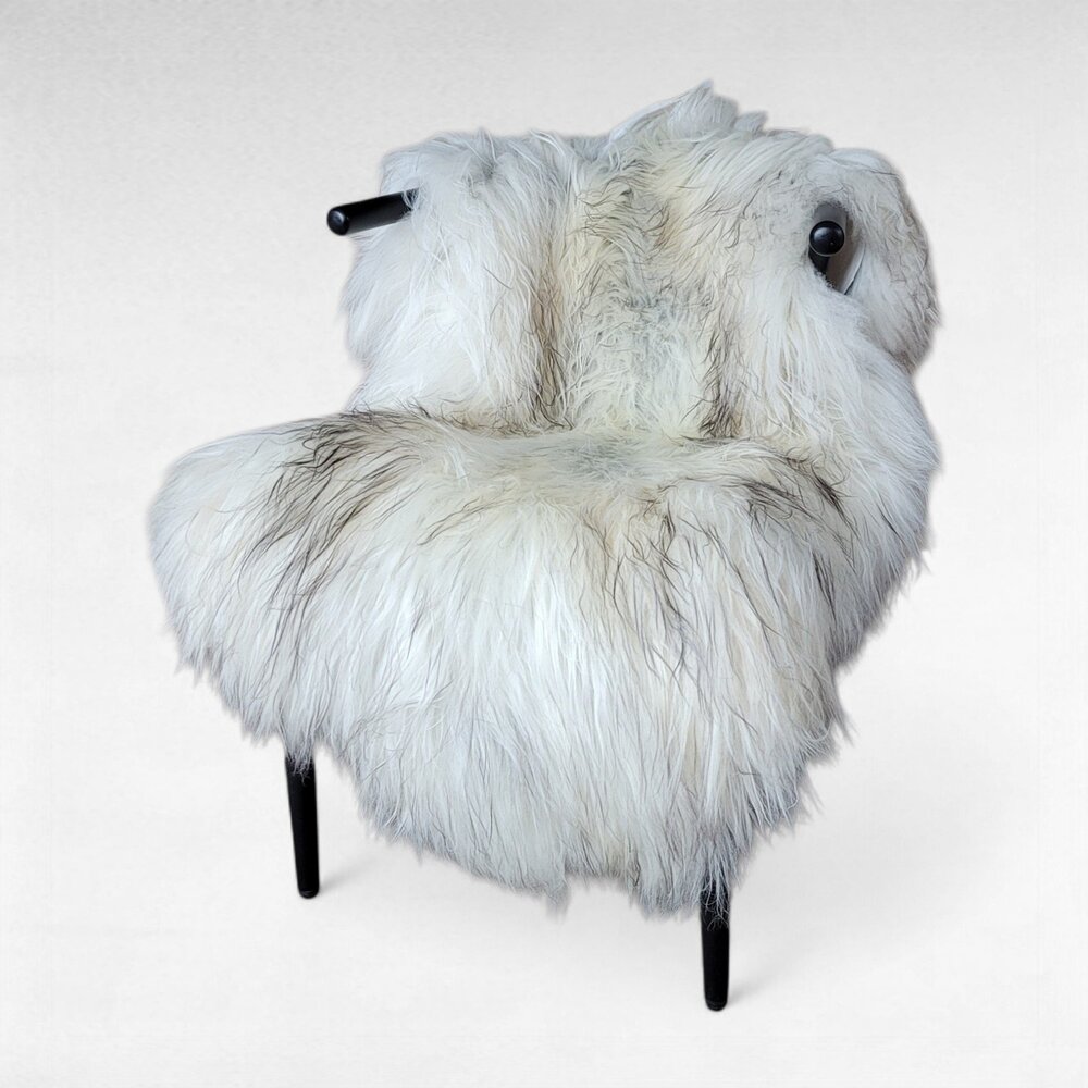 Icelandic Sheepskin - Light Tan Gray 50" x 33"